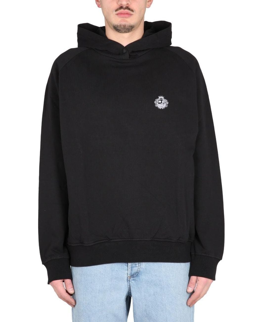 Bally Black St.Moritz Bear Sweatshirt for men