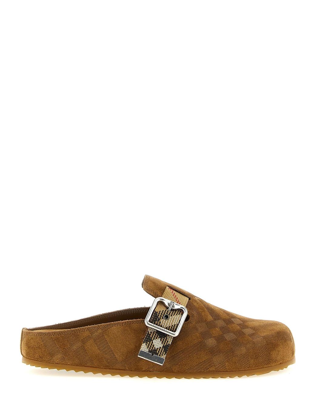 Burberry Brown 'Urchin' Clog