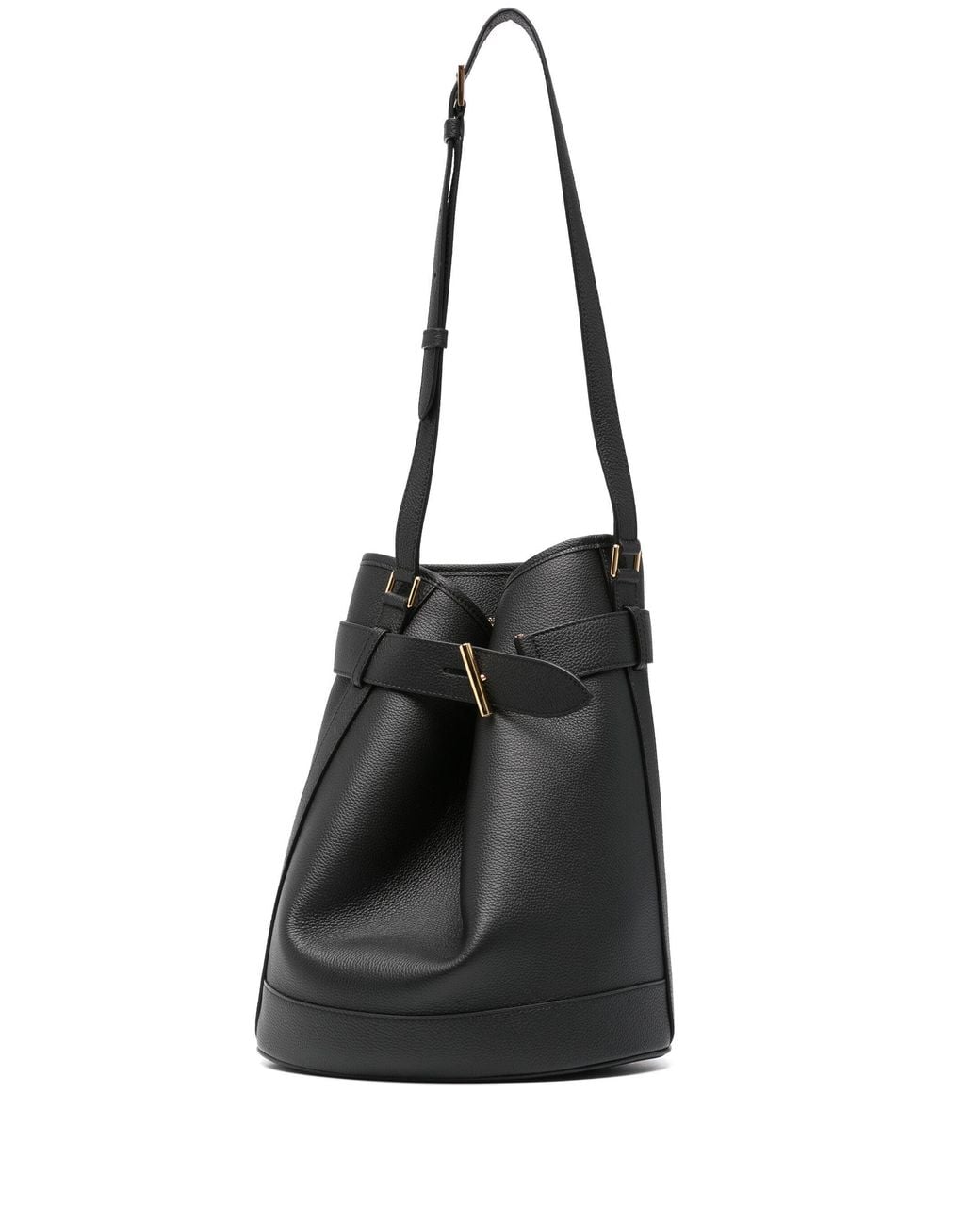 Tom Ford Black Mini Bucket Drawstring Handbag