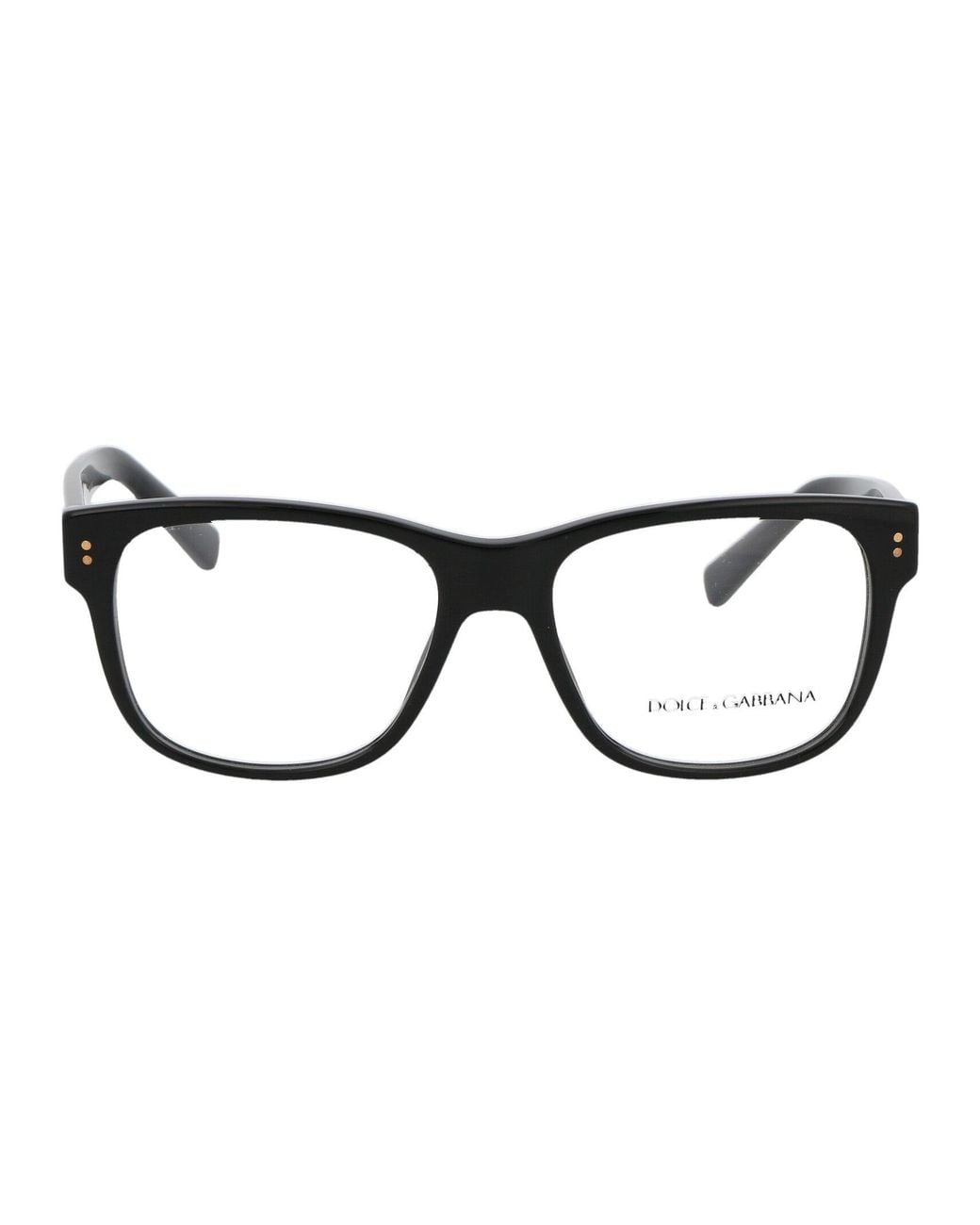 Dolce & Gabbana Brown Acetate Optical Glasses for men