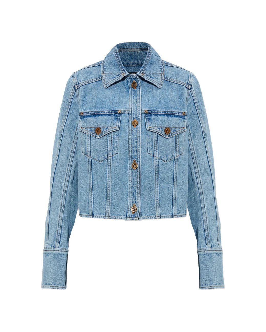 Balmain Blue Denim Jacket