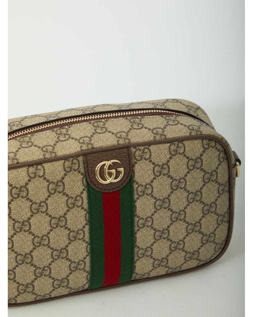 Gucci Green Small Ophidia Camera Bag