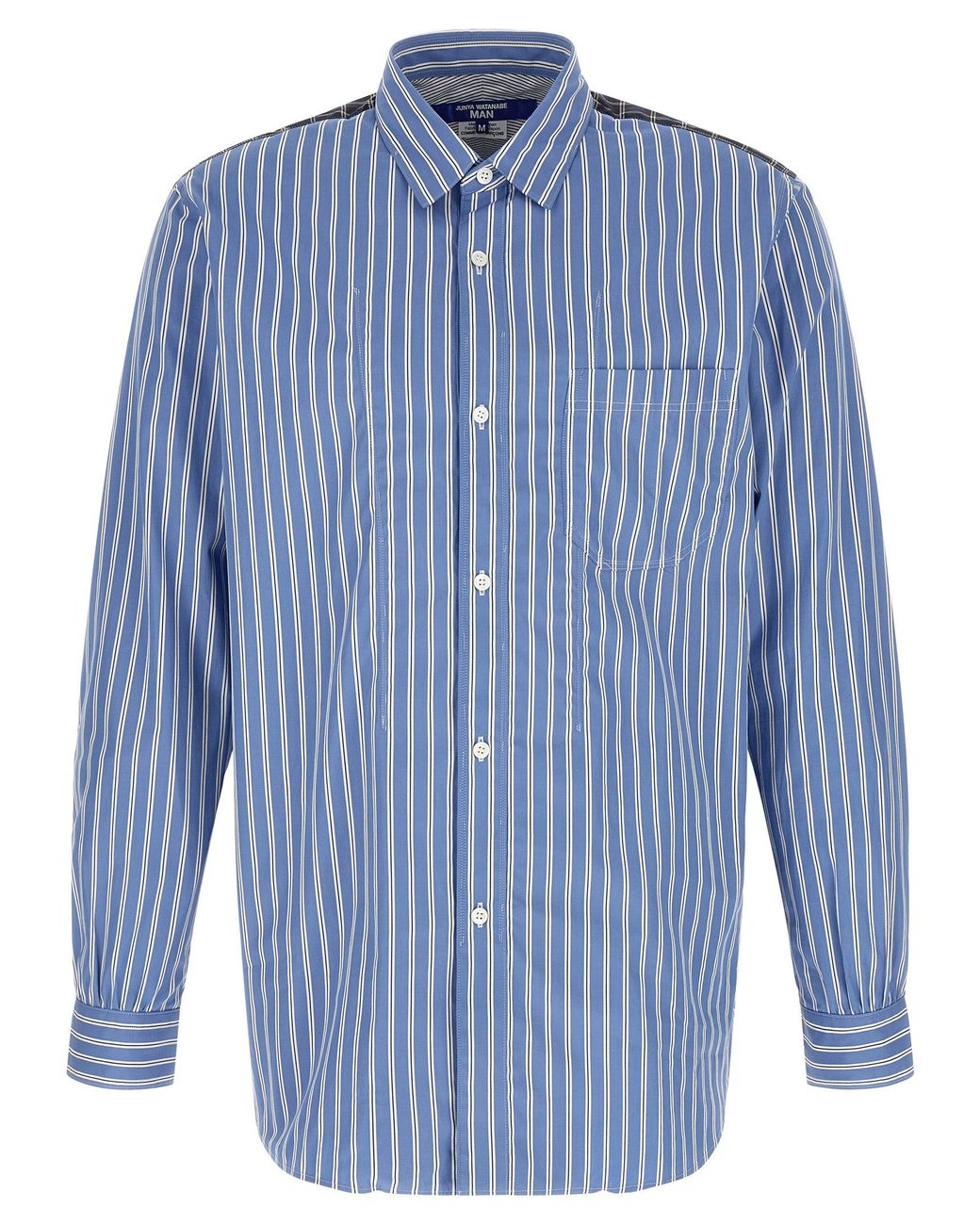 Junya Watanabe Blue Cotton Blouse for men