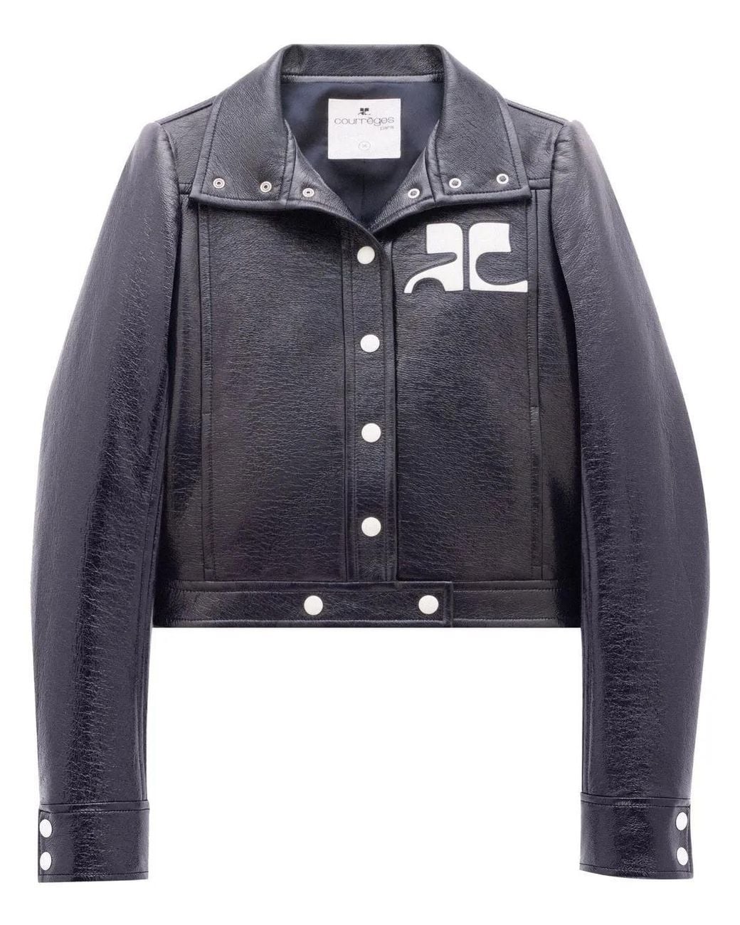 Courreges Blue Cropped Jacket