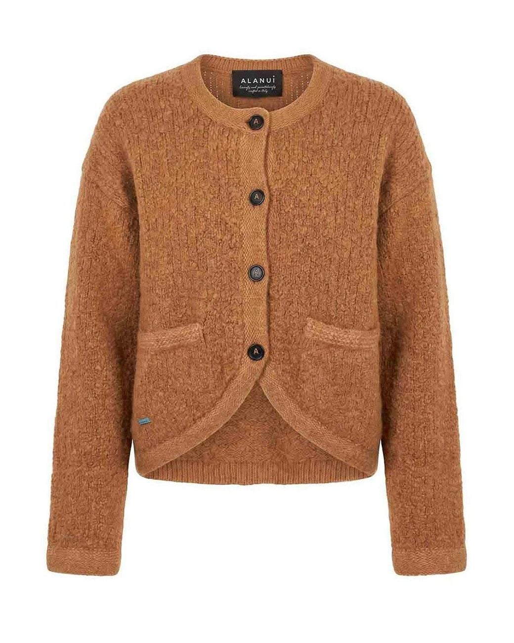 Alanui Brown "Finest" Cashmere Silk Jacket