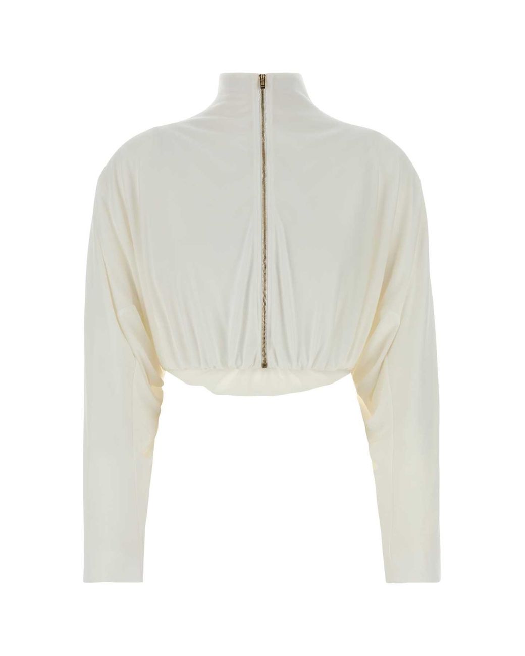 Alaïa White Alaia Viscose Blend Jacket