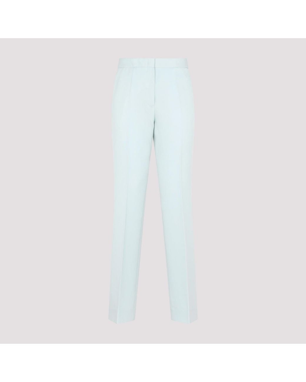 Jil Sander White Wool Trousers
