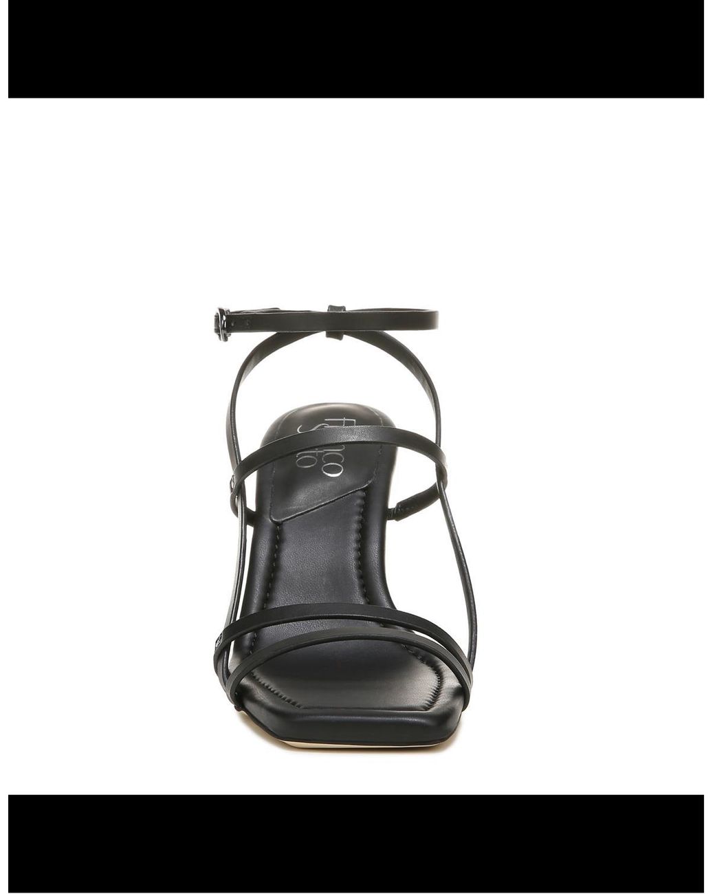 Franco Sarto Rebel Sandal in Black | Lyst