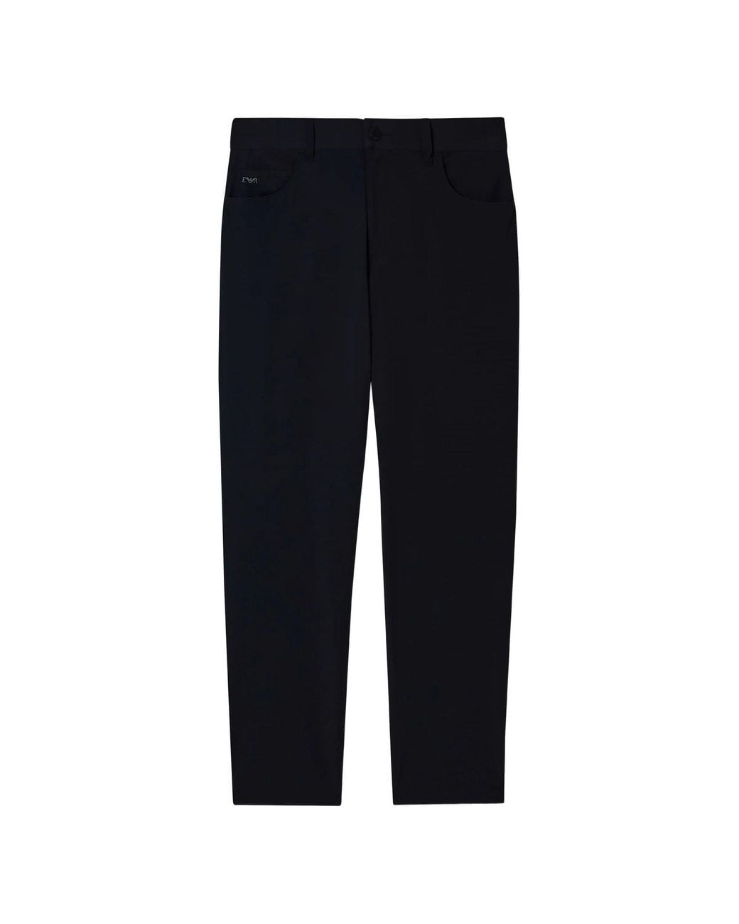 Emporio Armani Black Polyamide Elastane Pockets Pants