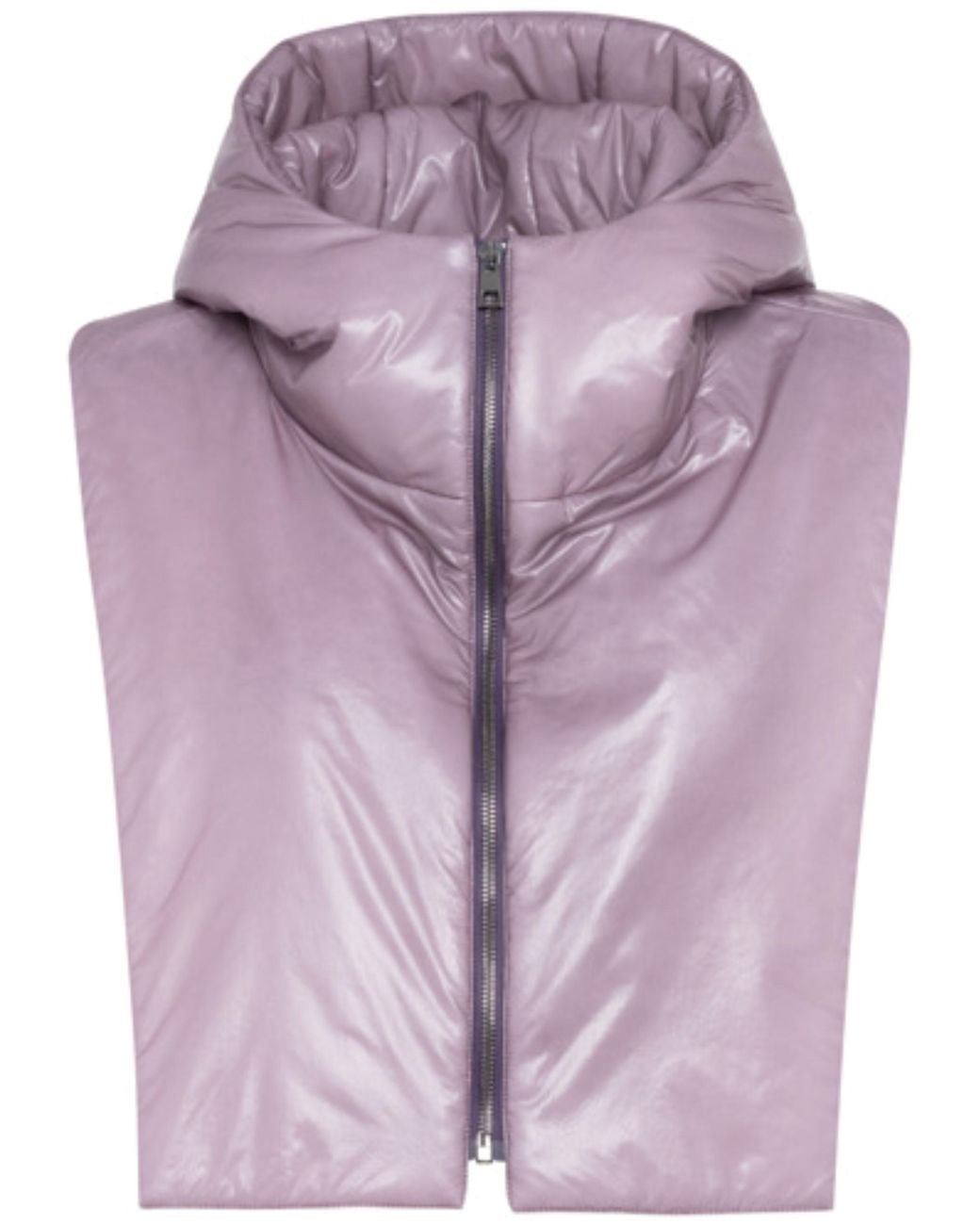 Sciarpa Collo Piki di Tela in Purple