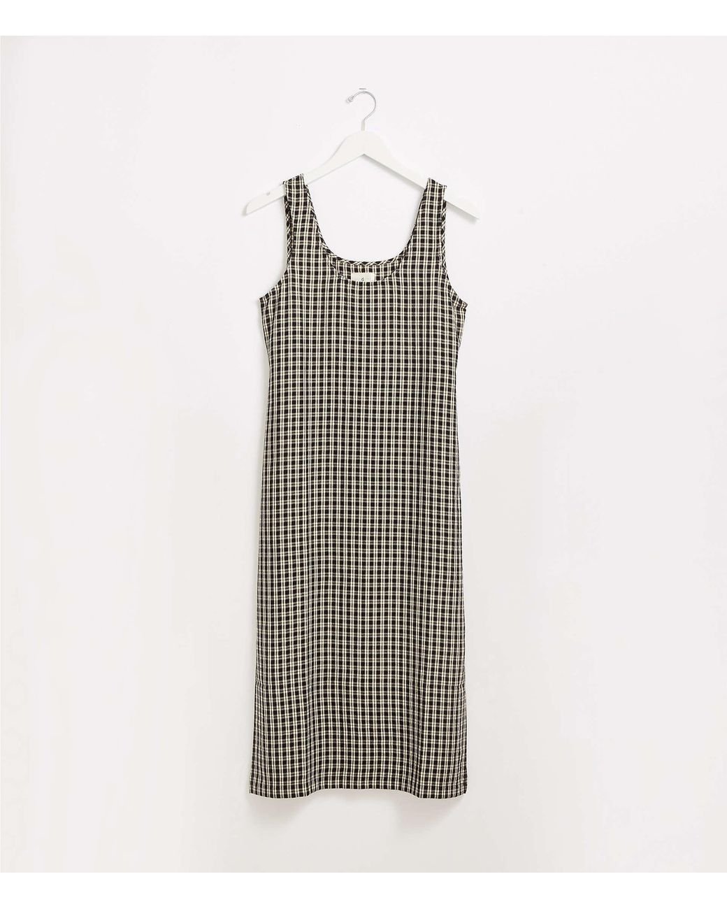lou lou plaid midi dress