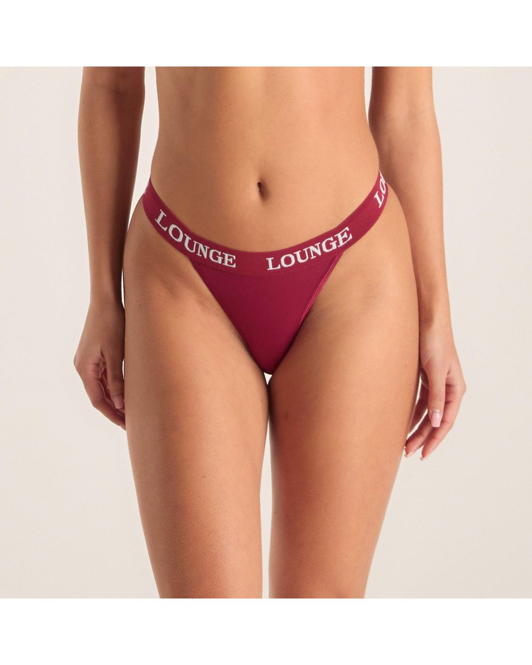 Lounge Bamboo Triangle String in het Red