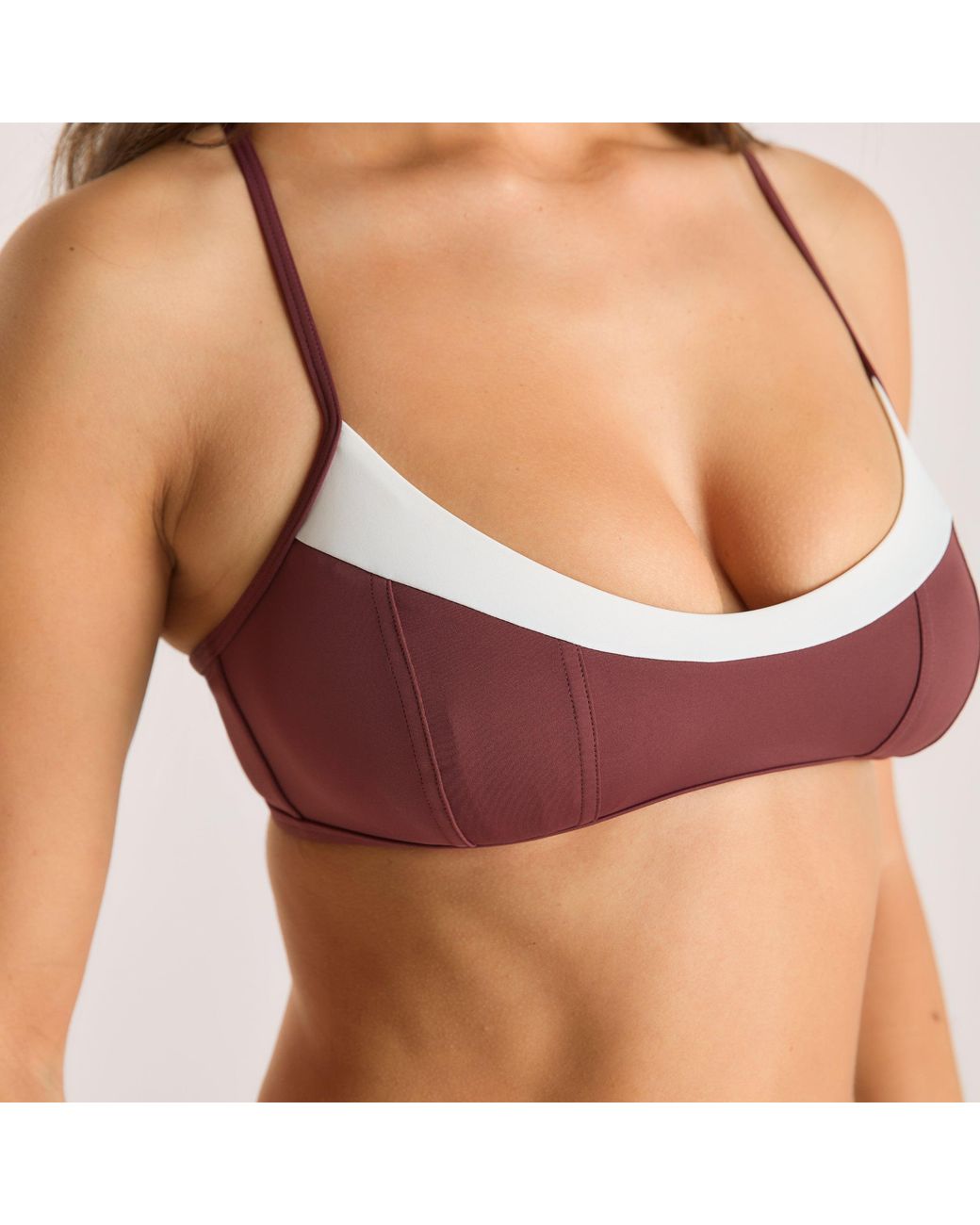 Lounge Monaco Bralette Bikinitop in het Orange
