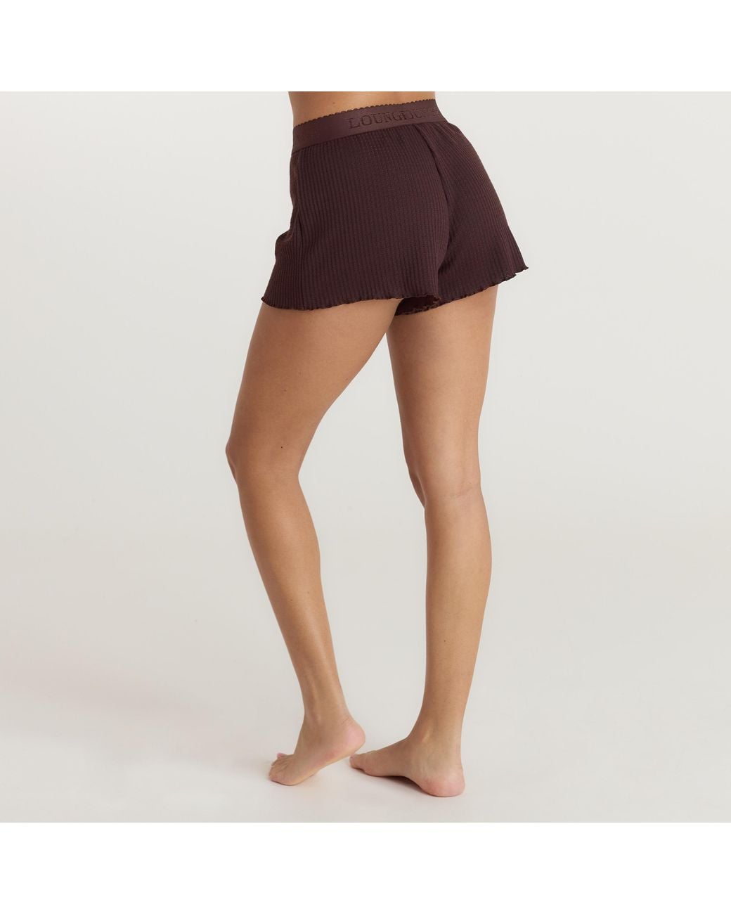 Lounge Purple Soft Waffle Pyjama Shorts