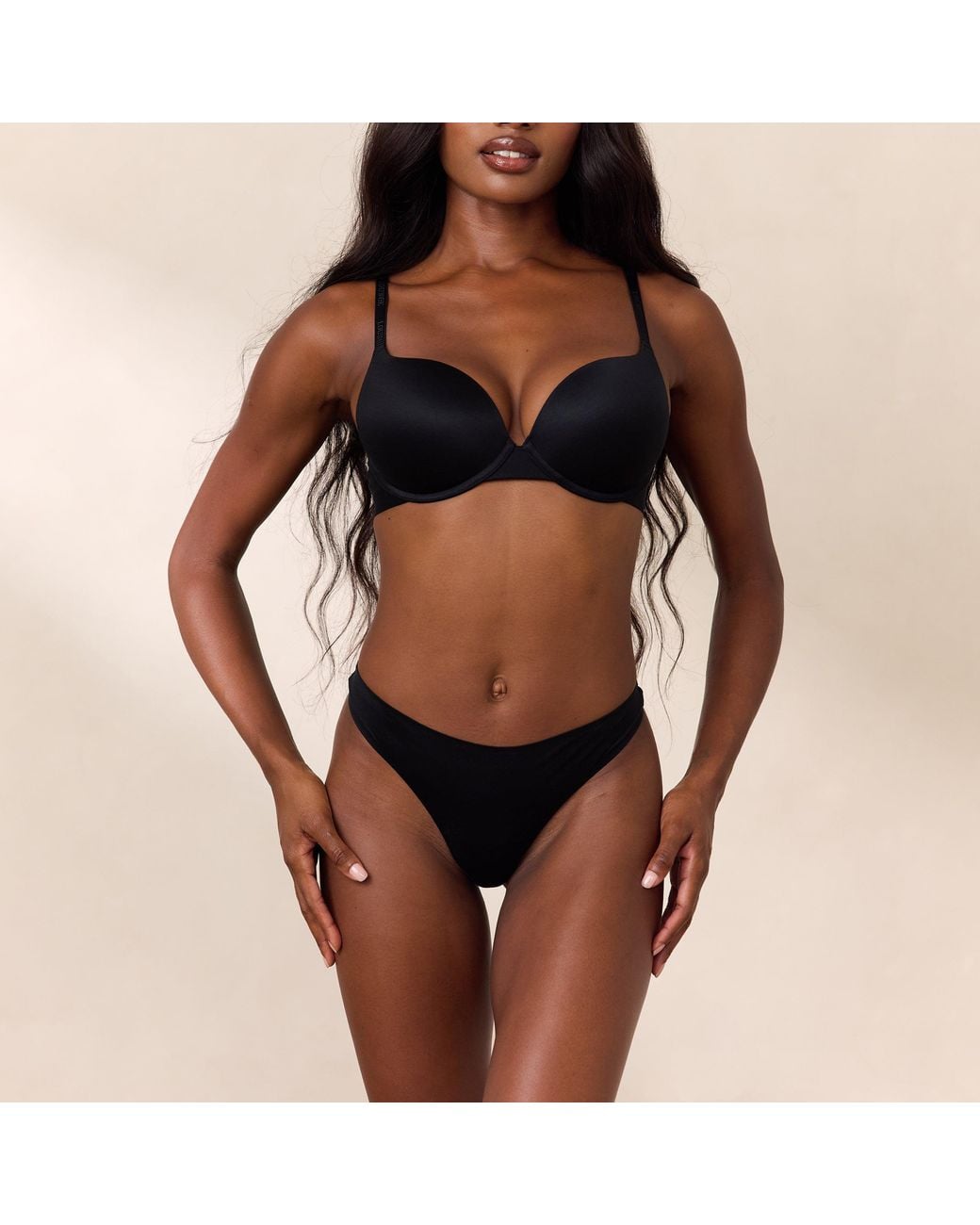 Lounge Black Everyday High Push-Up Bra