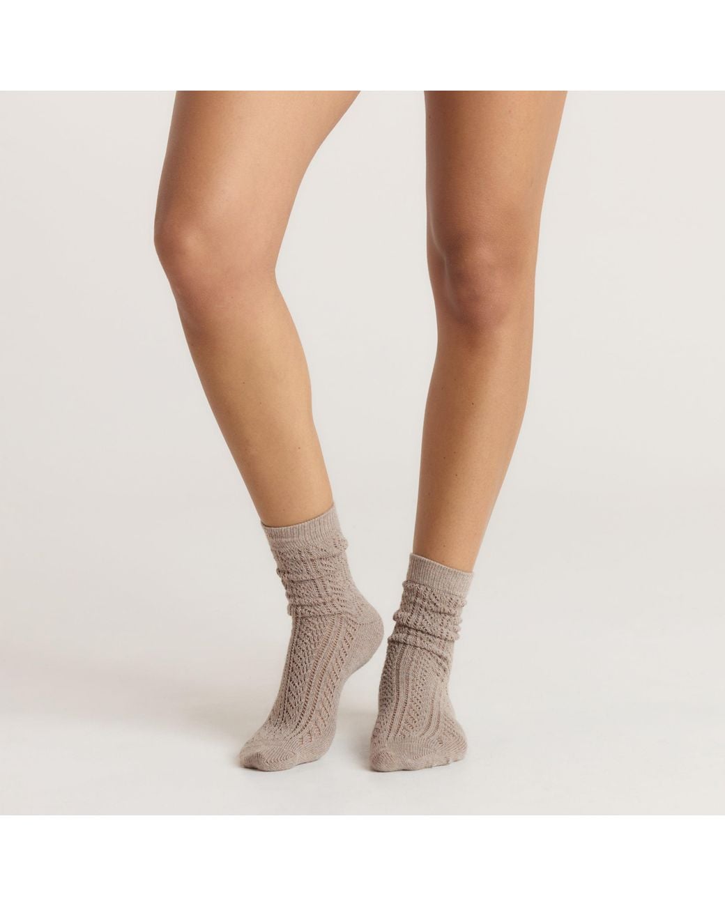 Lounge Pointelle Sokken (3-Pack) in het White