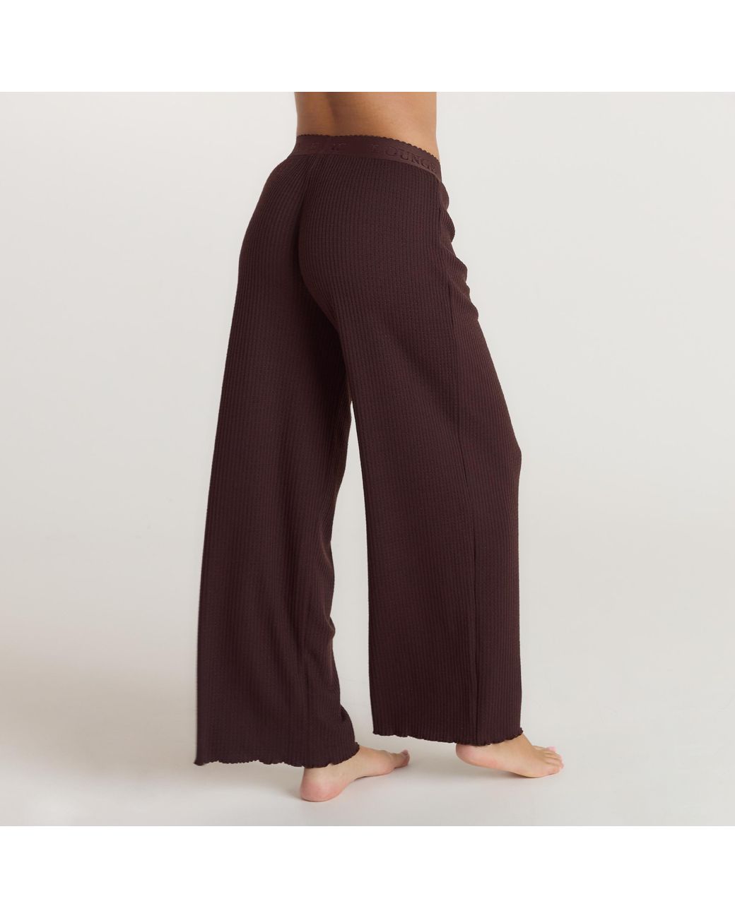 Lounge Red Soft Waffle Pyjama Bottoms