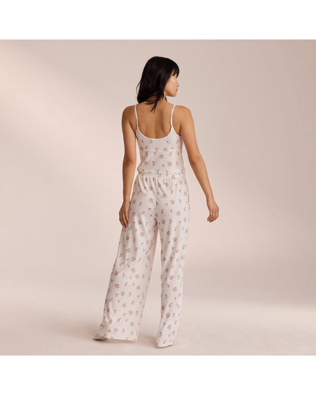 Lounge Pink Pointelle Pyjama Bottoms