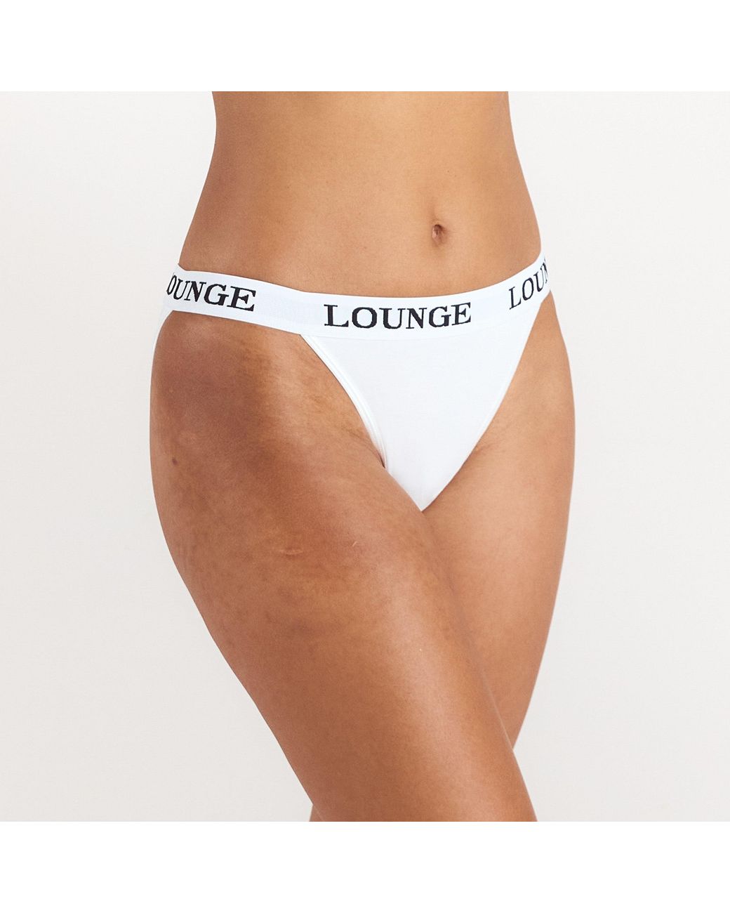 Lounge Bamboo Triangle Slip in het White
