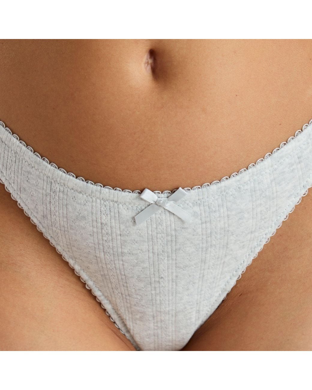 String En Pointelle Lounge en coloris Gray