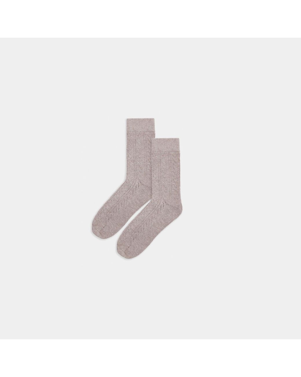 Lounge Pointelle Sokken (3-Pack) in het White