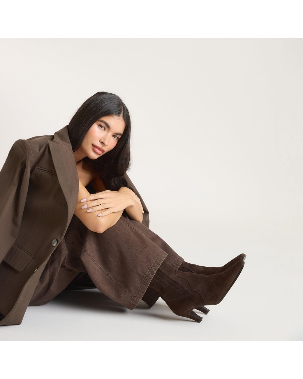 Lounge Brown Heather Ankle Boots