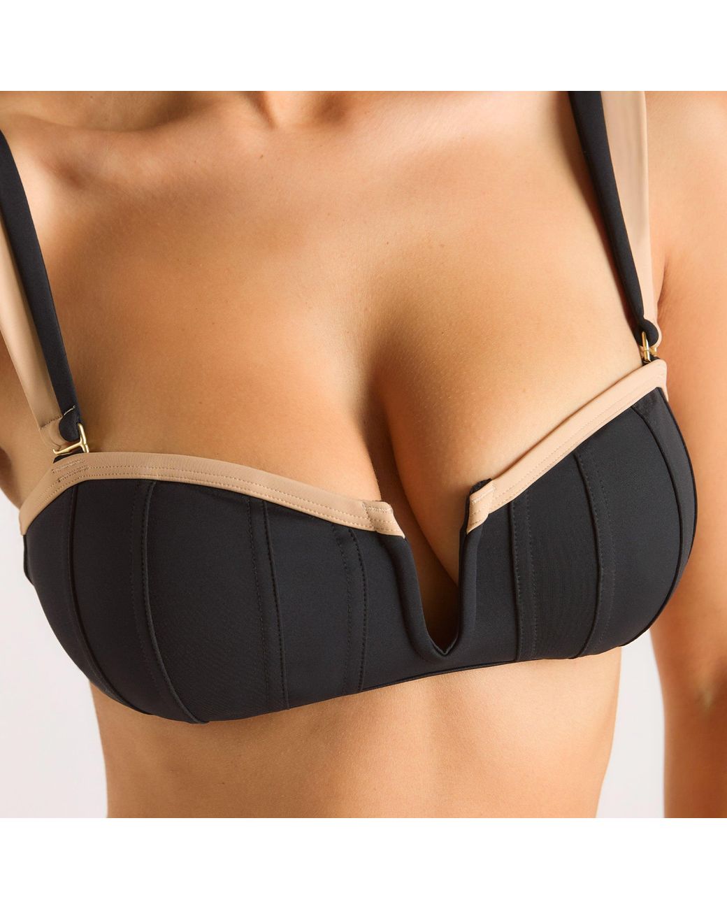 Lounge Monaco Bandeau Bikinitop in het Blue
