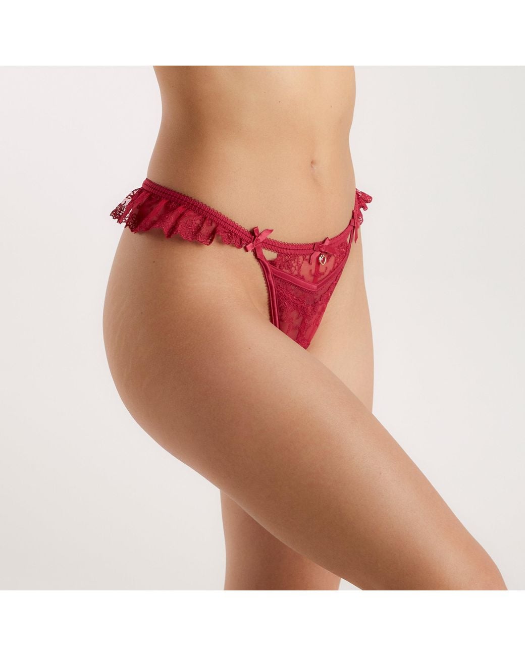 Lounge Red Valentina G-String