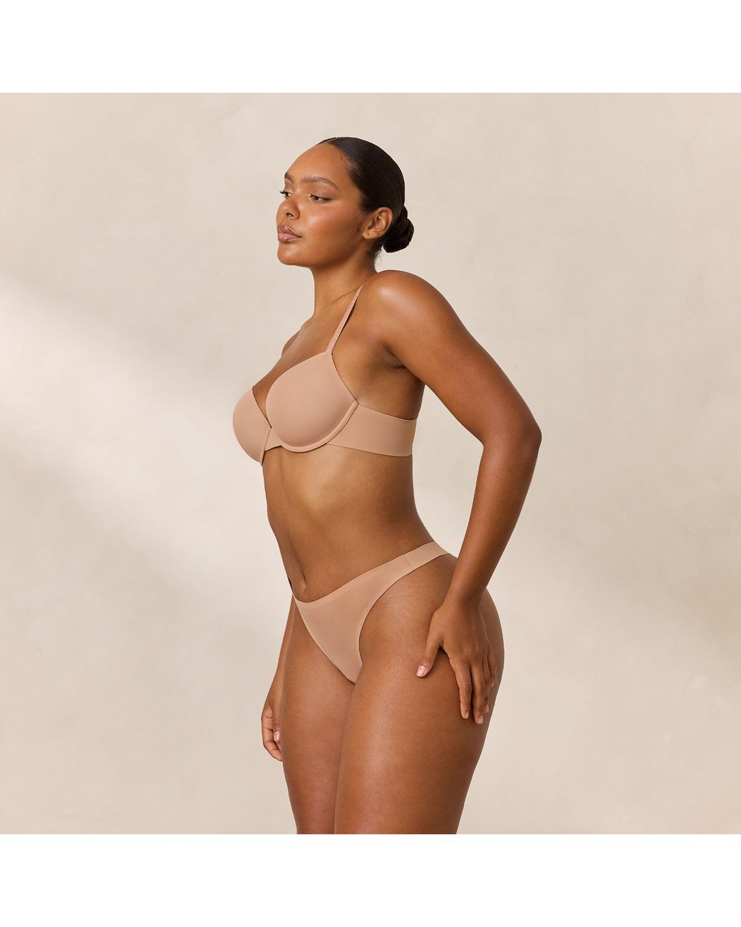Lounge Brown Invisible Form T-Shirt Bra