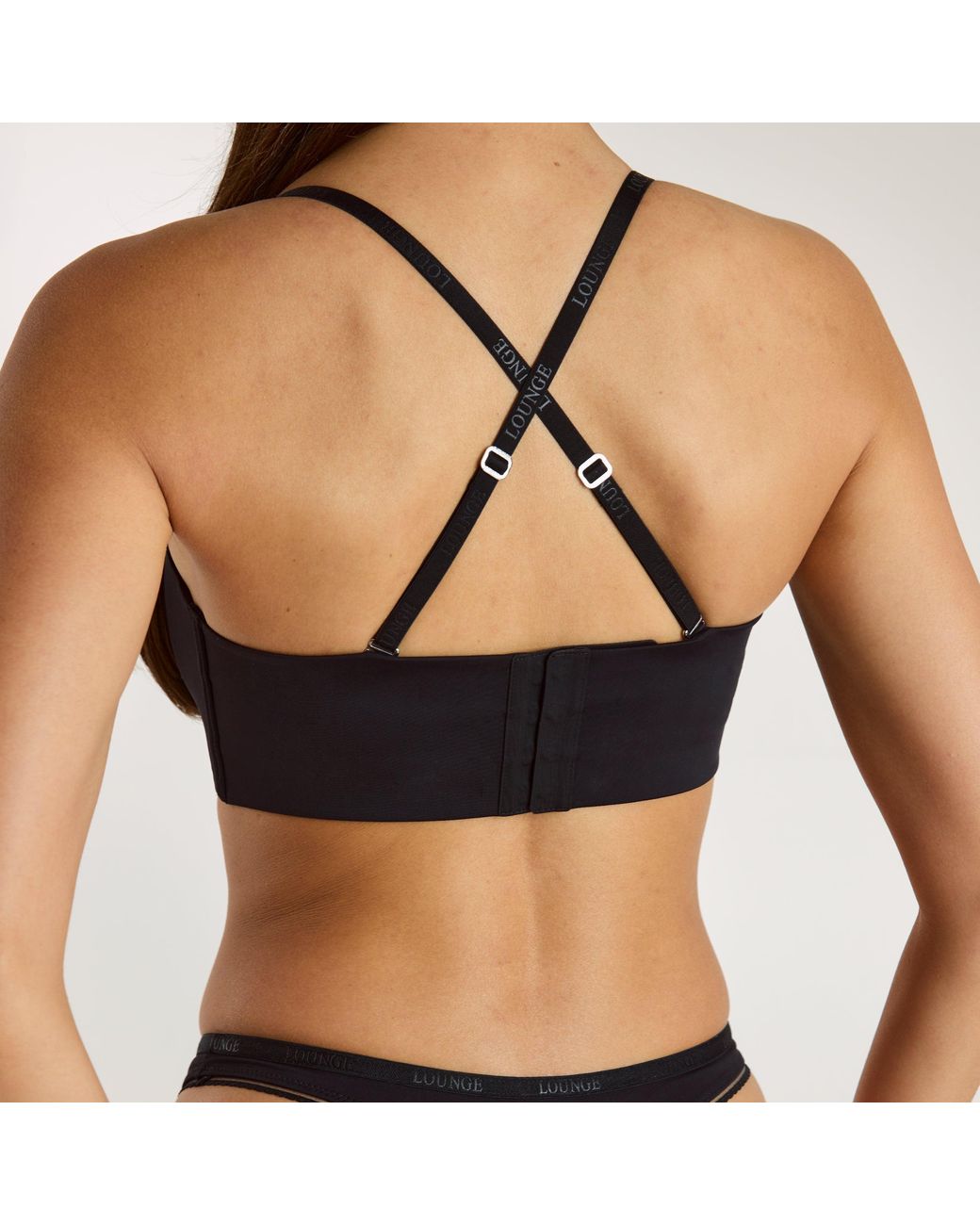 Lounge Wired Strapless Bh in het Black