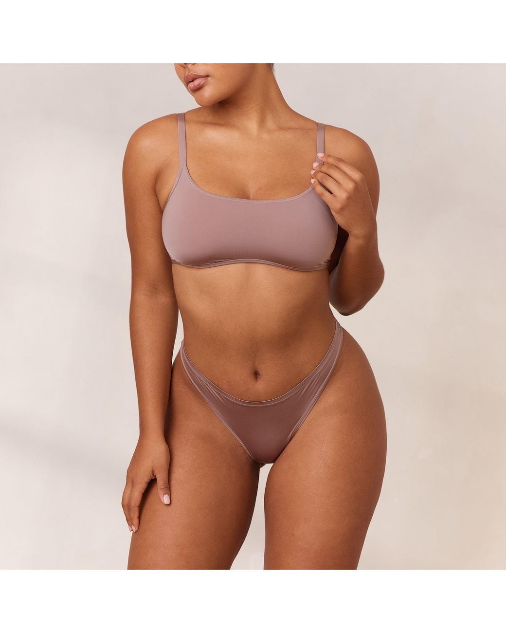 Barely There Brassière Lounge en coloris Brown