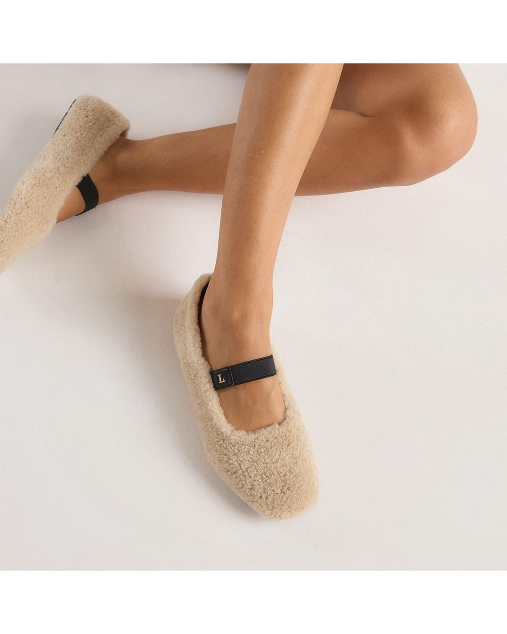 Lounge Brown Allegra Ballet Flats