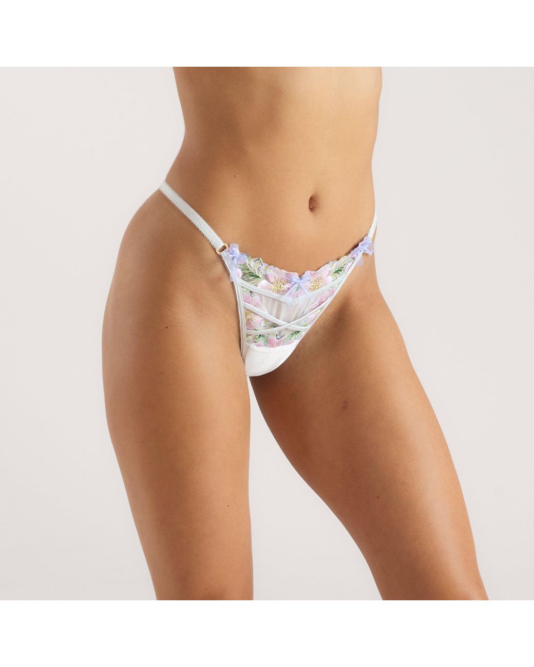 Lounge Daphnie G-String in het Brown