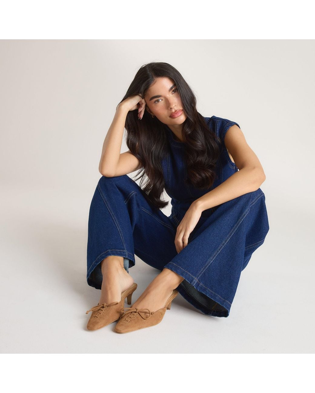 Lounge Blue Annabelle Kitten Heels