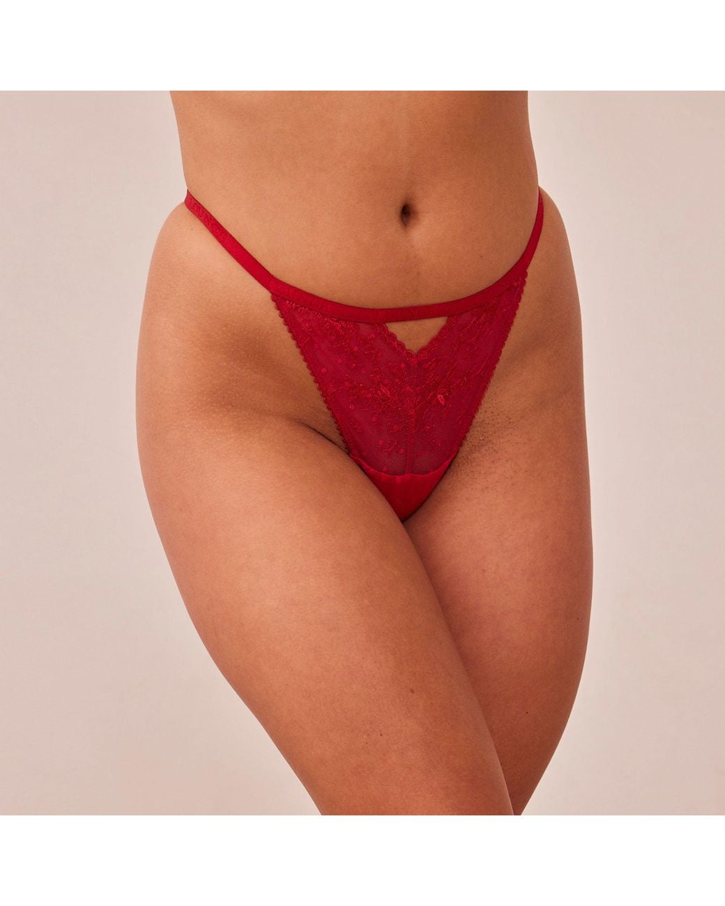 Lounge Red Flirt G-String