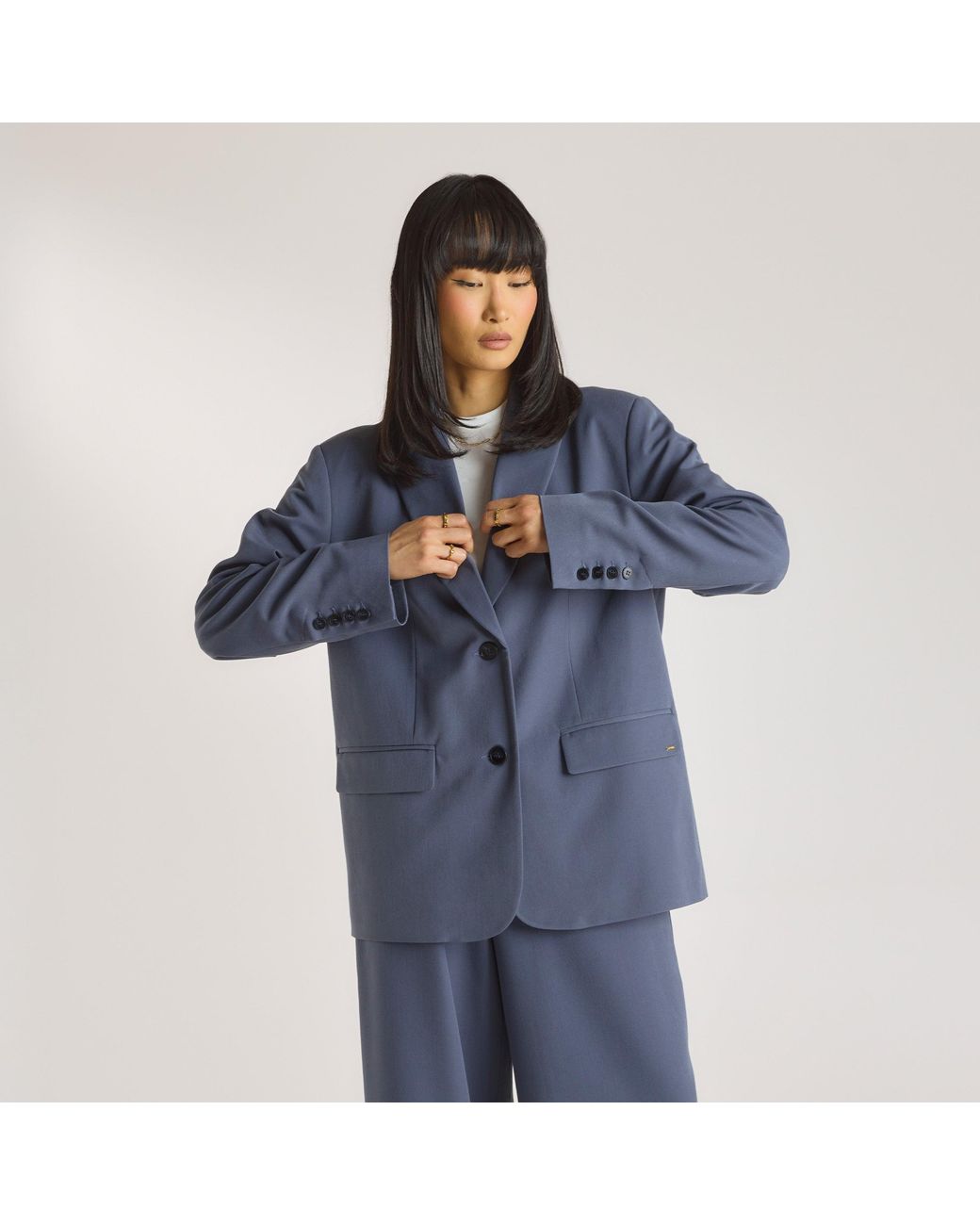 Blazer Oversize Lounge en coloris Blue