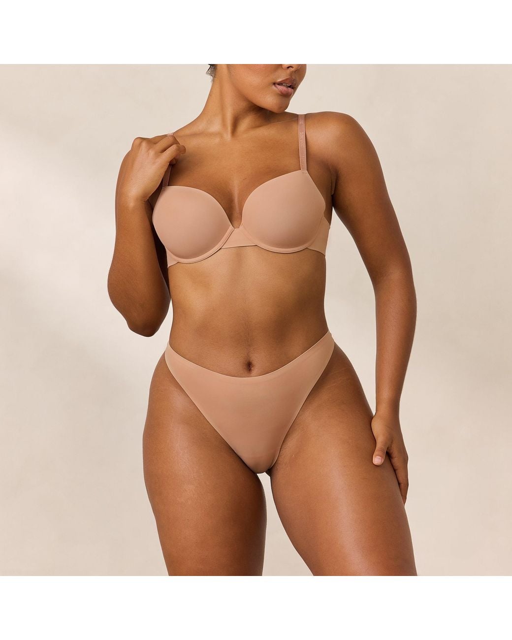 Lounge Brown Invisible Form T-Shirt Bra