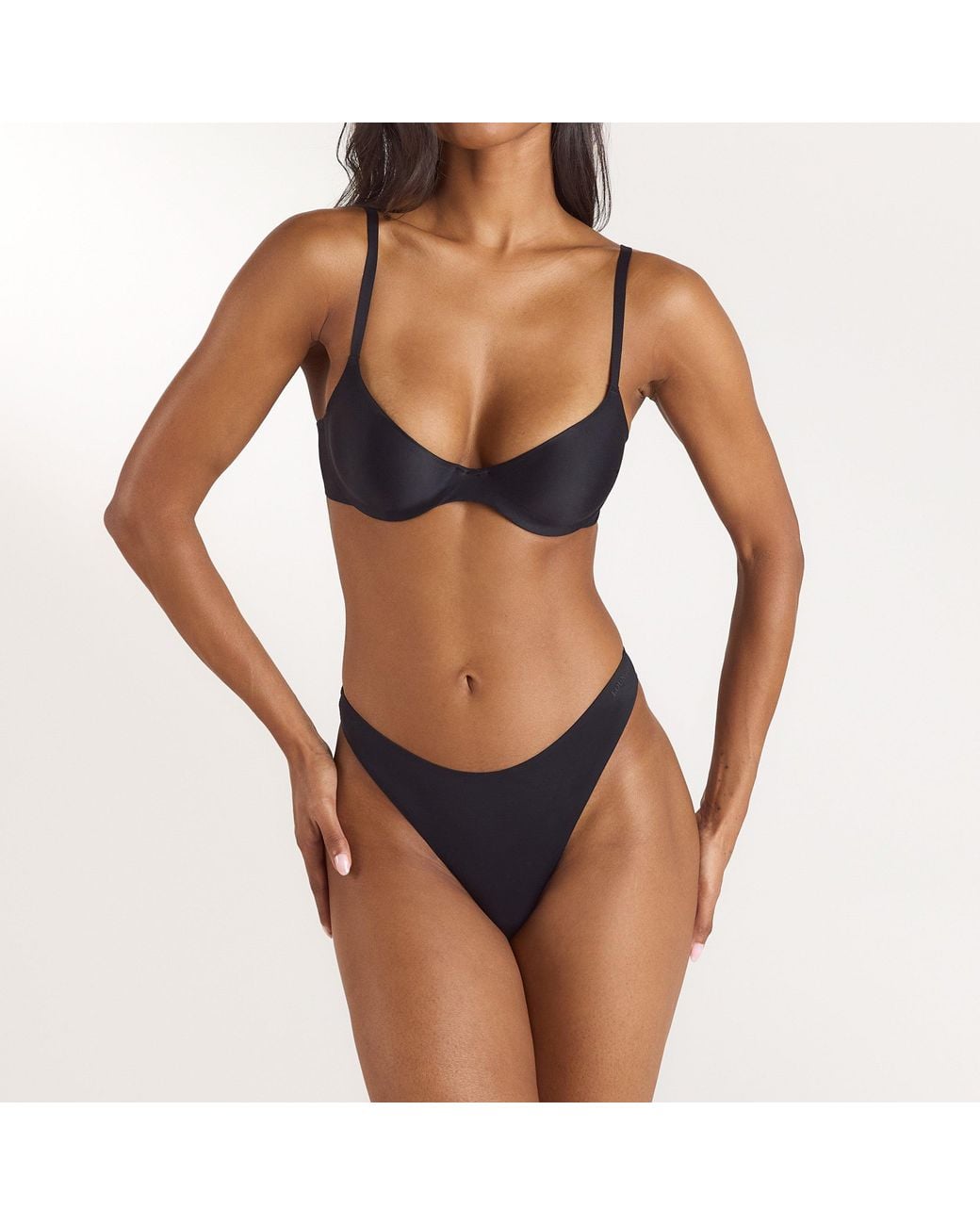 Lounge Black Pillowsoft Scoop Bra