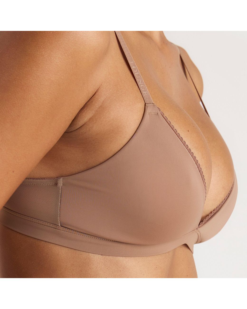 Lounge Brown Comfort Triangle Bralette