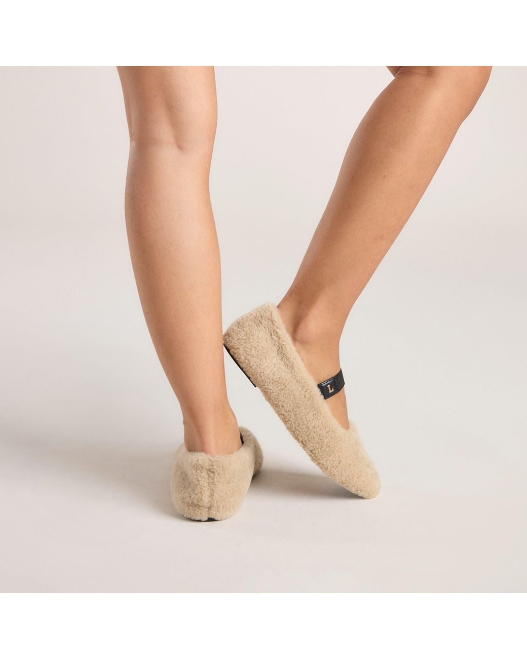 Lounge Brown Allegra Ballet Flats