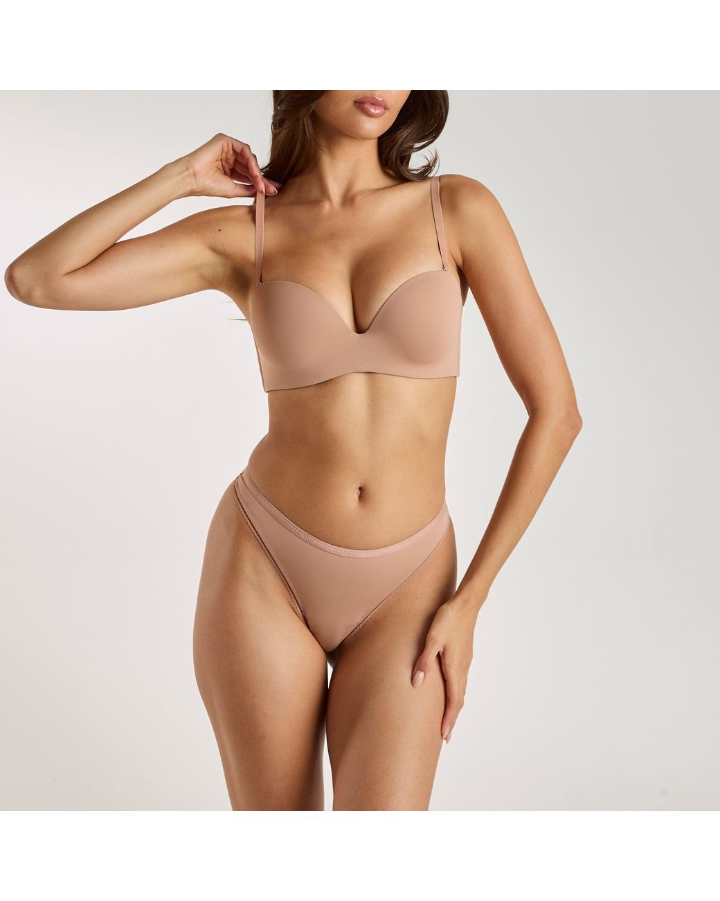 Lounge Wired Strapless Bh in het Brown