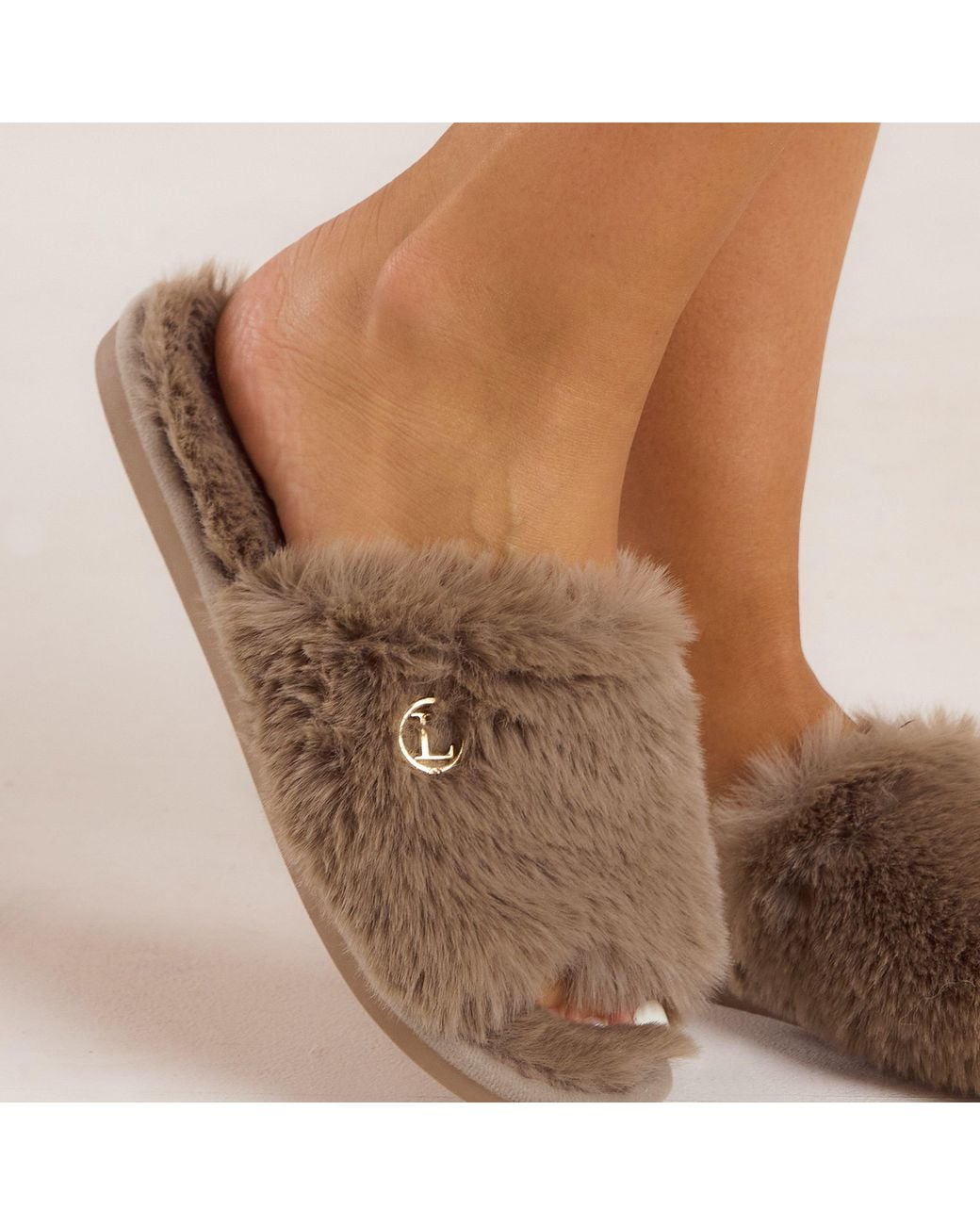 Lounge White Scarlett Slippers