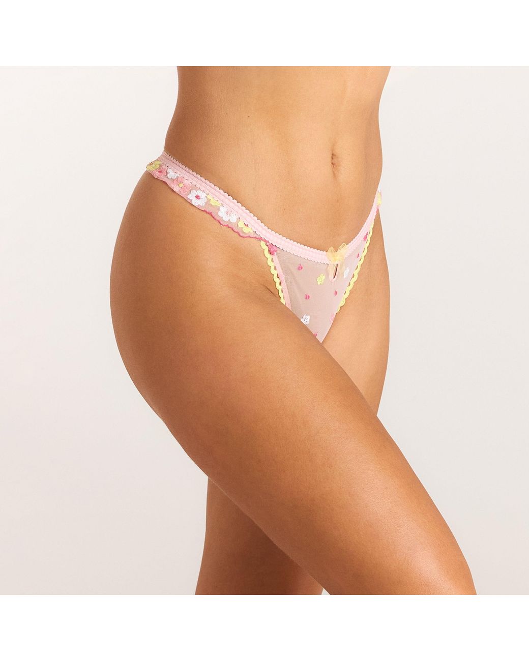 Fleur String Lounge en coloris Pink
