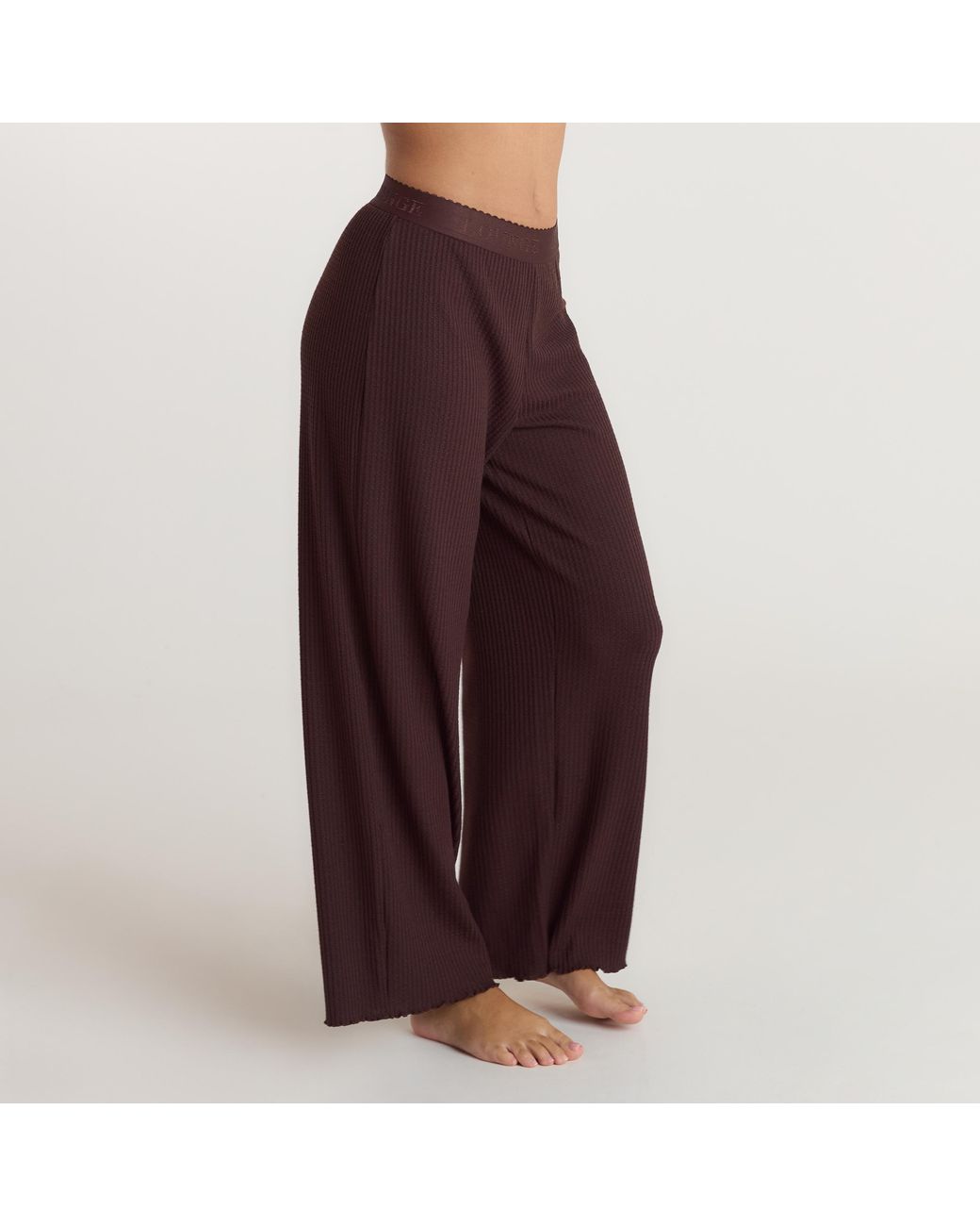 Lounge Red Soft Waffle Pyjama Bottoms