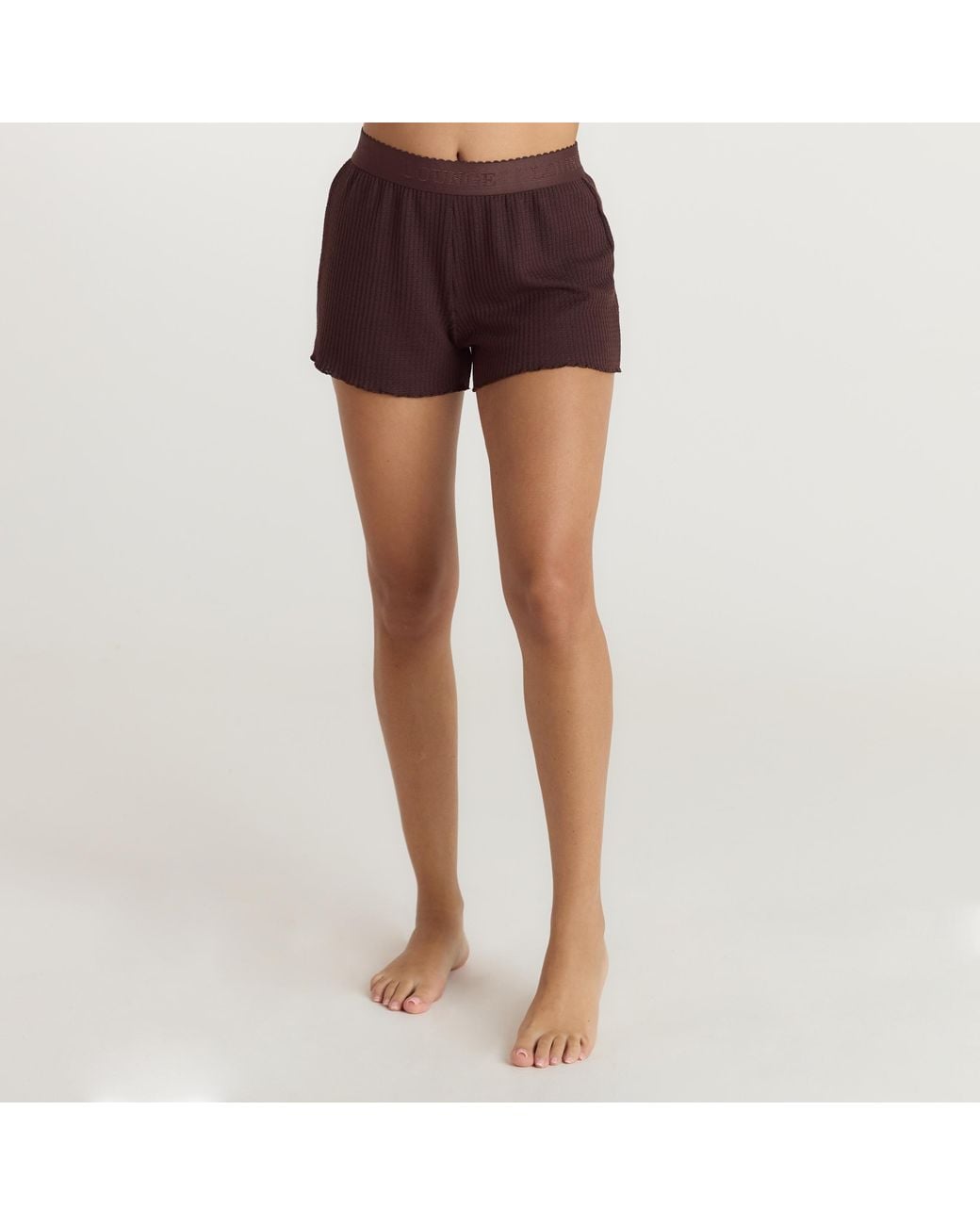 Lounge Purple Soft Waffle Pyjama Shorts