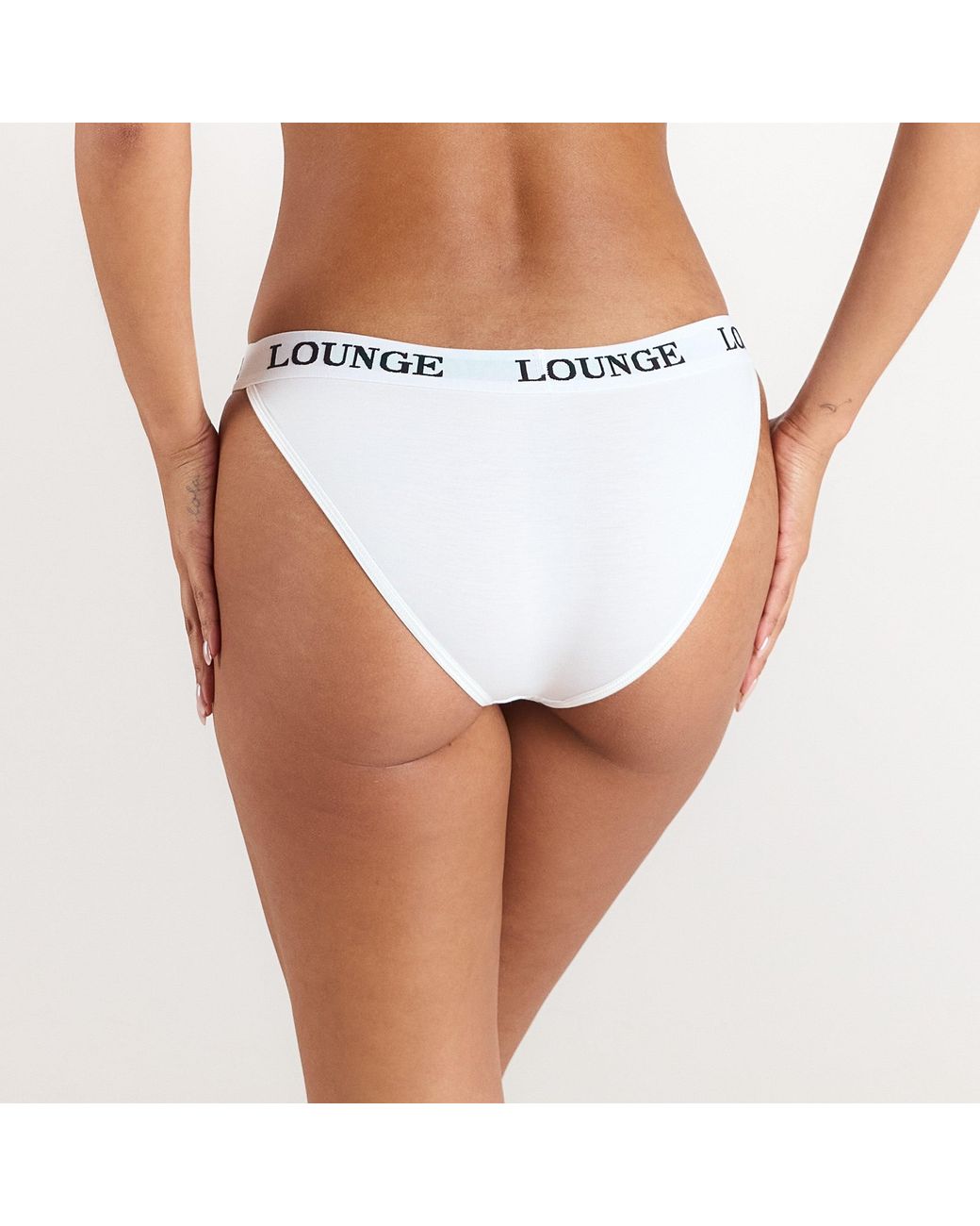 Lounge Bamboo Triangle Slip in het White