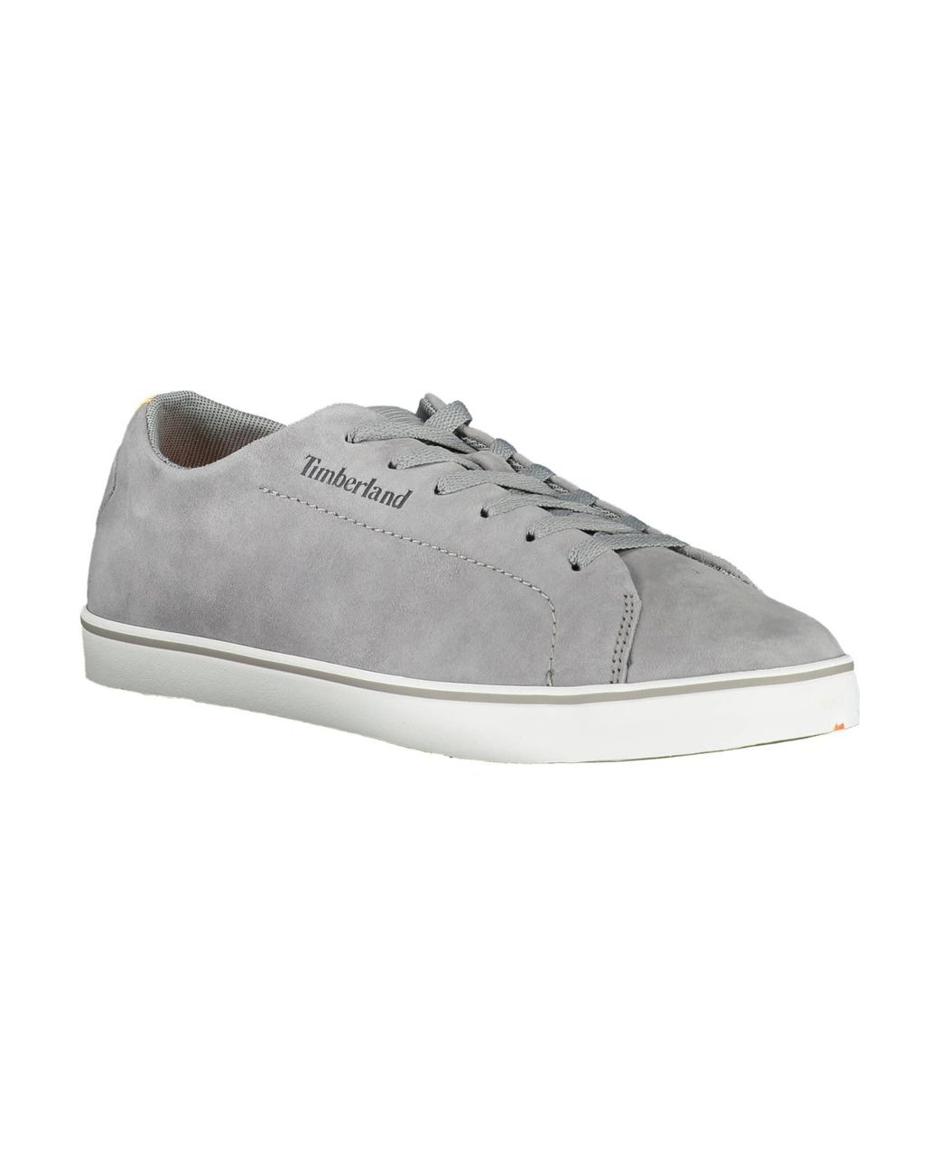 Timberland Gray Leather Sneaker for Men | Lyst