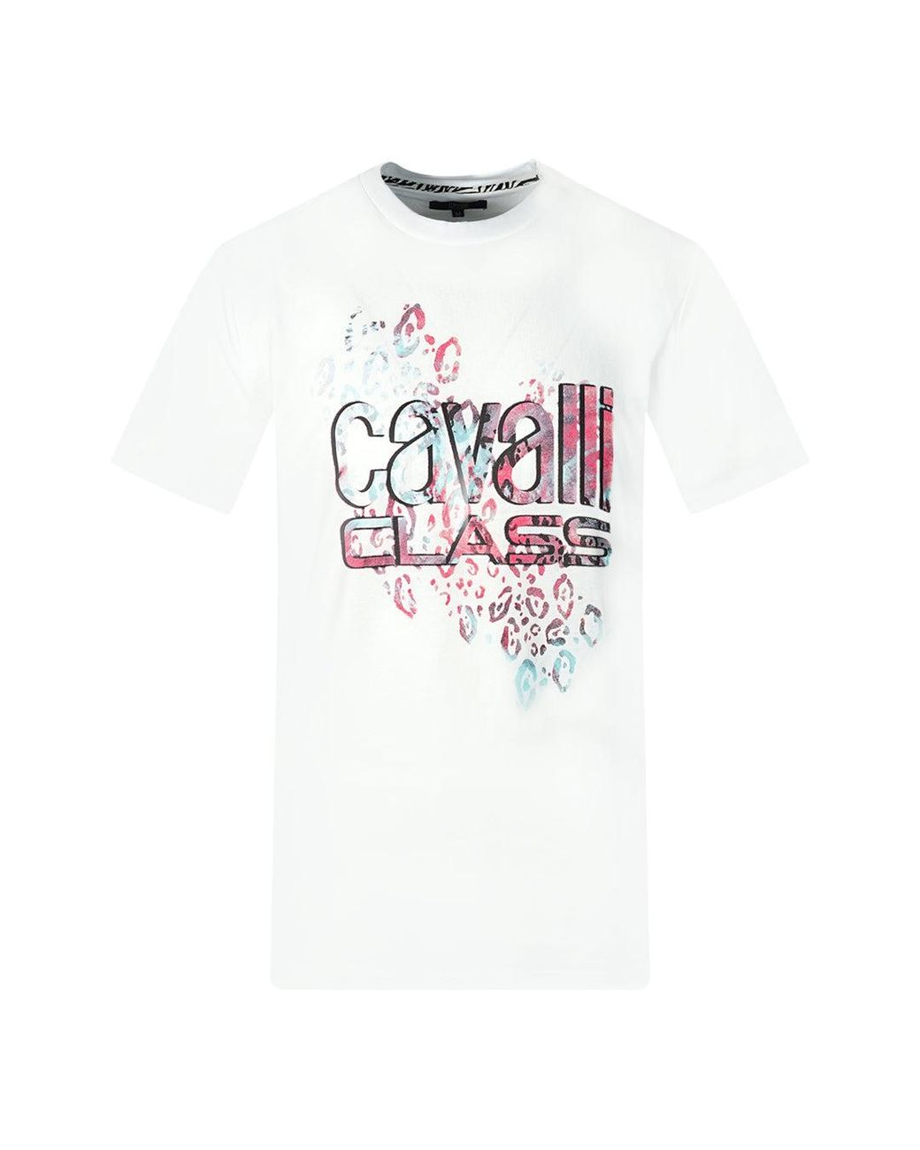 Class Roberto Cavalli Qxt61t Jd060 00053 White T-shirt for Men | Lyst