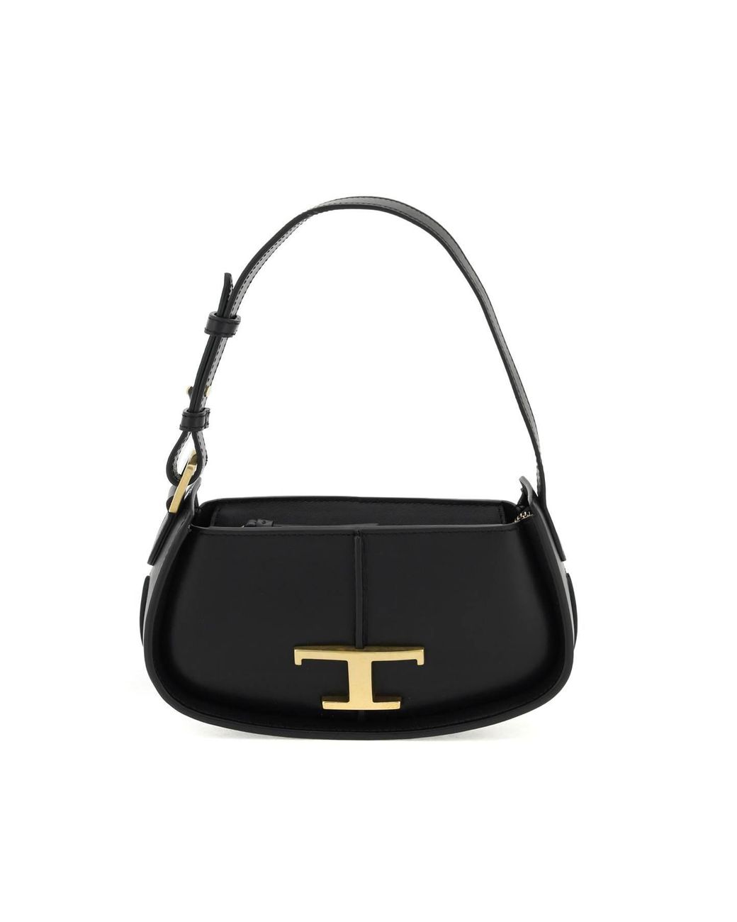 Tod's 'timeless' Micro Demi-lune Bag in Black | Lyst