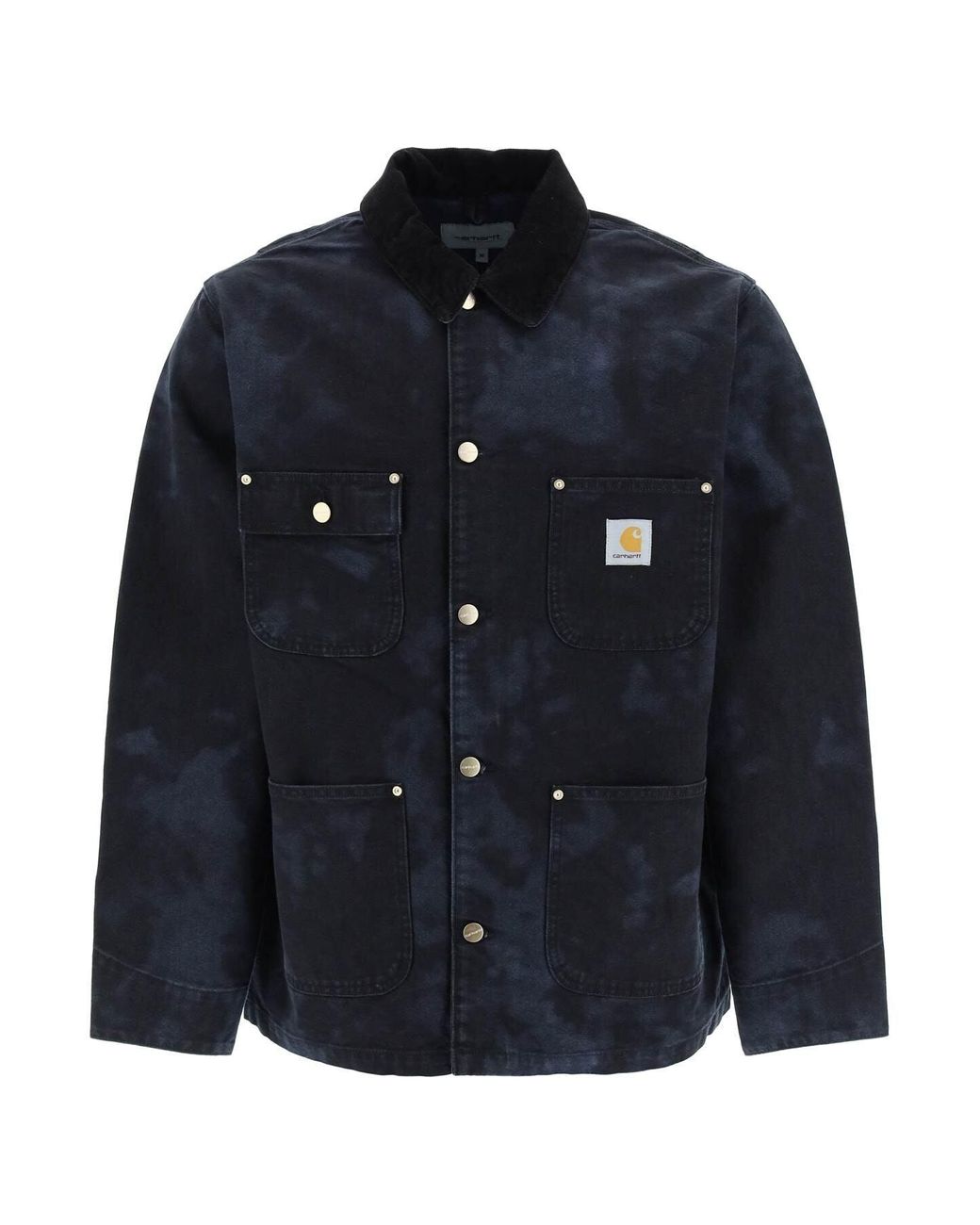 Carhartt WIP 'og Chore Chromo' Tie Dye Effect Jacket Black,blue Cotton